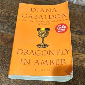 Diana Gabaldon 'Dragonfly in Amber' Novel - Orange Cover